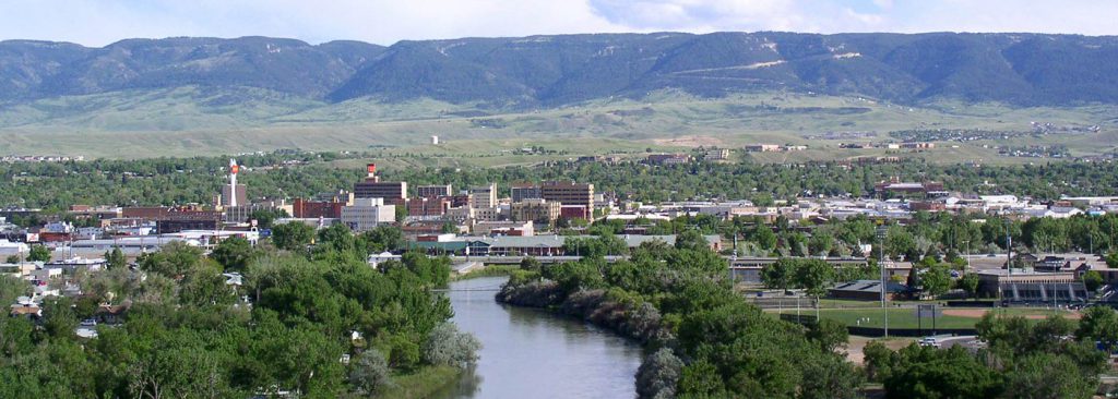 City of Casper in summer